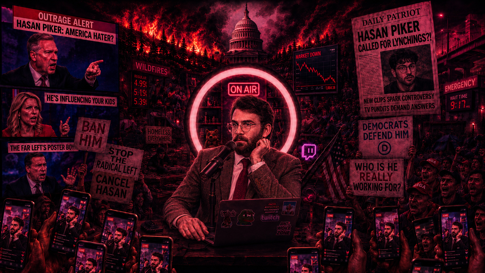 The Country Is On Fire. Politics Is Fighting a Streamer